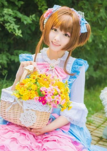 魔卡少女樱 小樱下午茶 cosplay
