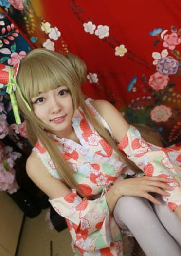 love live 南小鸟 浴衣觉醒 cosplay