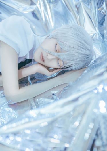 宝石之国 南极石cosplay图片