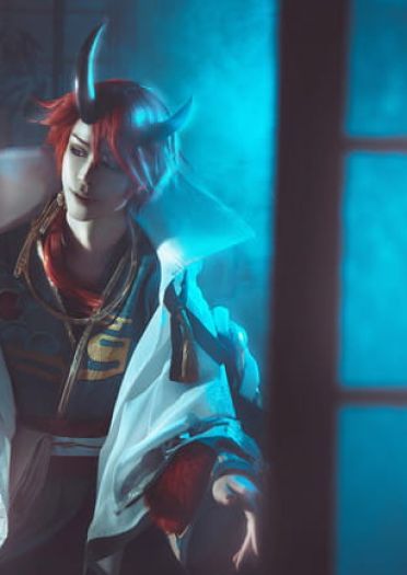 网易手游阴阳师 夜叉 cosplay图片