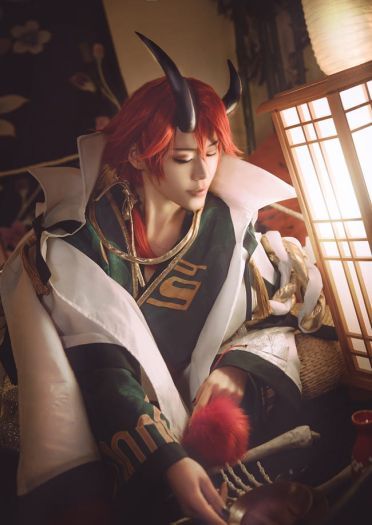 网易手游阴阳师 夜叉 cosplay图片