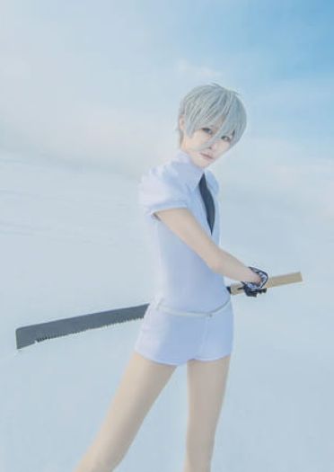 宝石之国 南极石cosplay图片