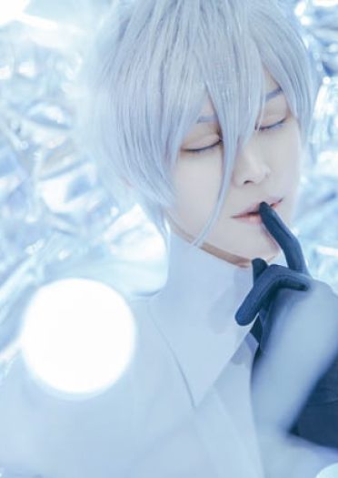 宝石之国 南极石cosplay图片