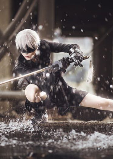 尼尔机械纪元 9S cosplay图片