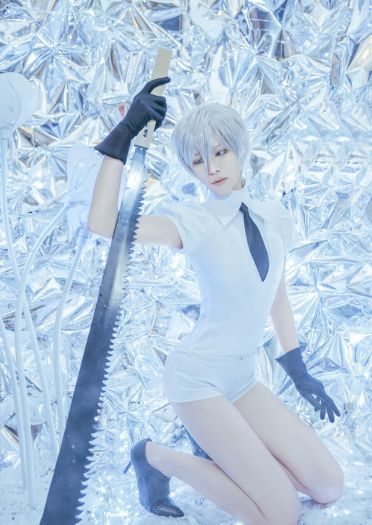 宝石之国 南极石cosplay图片