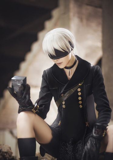 尼尔机械纪元 9S cosplay图片