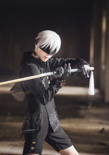 尼尔机械纪元 9S cosplay图片