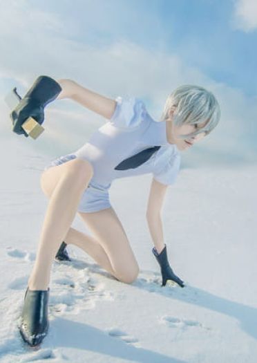 宝石之国 南极石cosplay图片