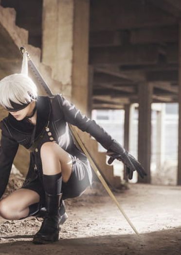 尼尔机械纪元 9S cosplay图片