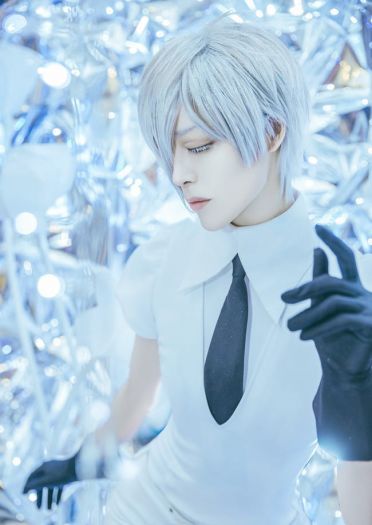 宝石之国 南极石cosplay图片