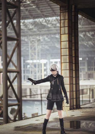尼尔机械纪元 9S cosplay图片