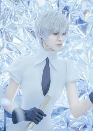 宝石之国 南极石cosplay图片