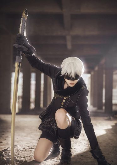 尼尔机械纪元 9S cosplay图片