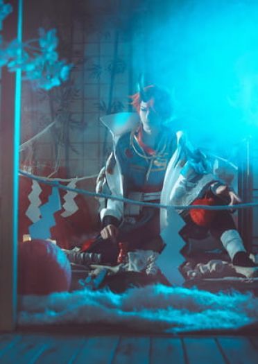 网易手游阴阳师 夜叉 cosplay图片