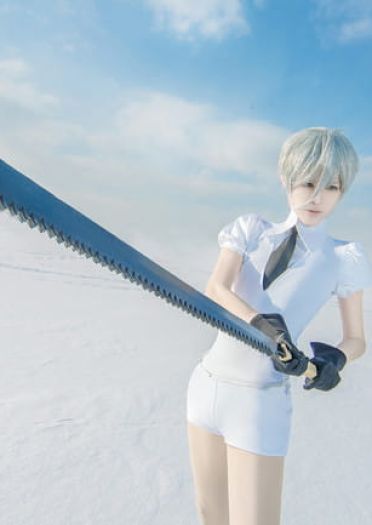 宝石之国 南极石cosplay图片