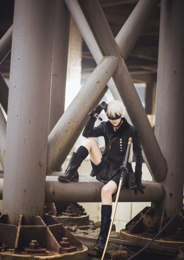 尼尔机械纪元 9S cosplay图片