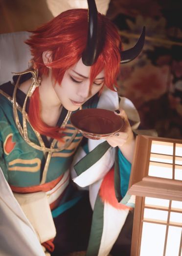 网易手游阴阳师 夜叉 cosplay图片