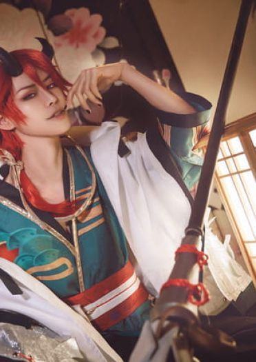 网易手游阴阳师 夜叉 cosplay图片