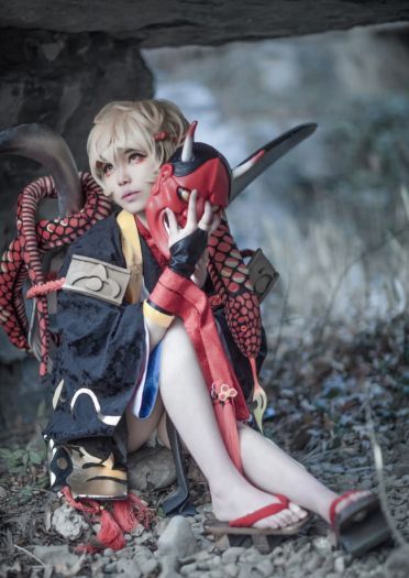 网易手游阴阳师 般若 cosplay图片