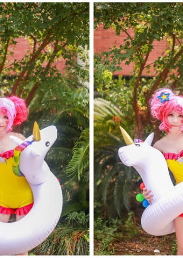 王者荣耀 重回纯真年代 小乔缤纷独角兽