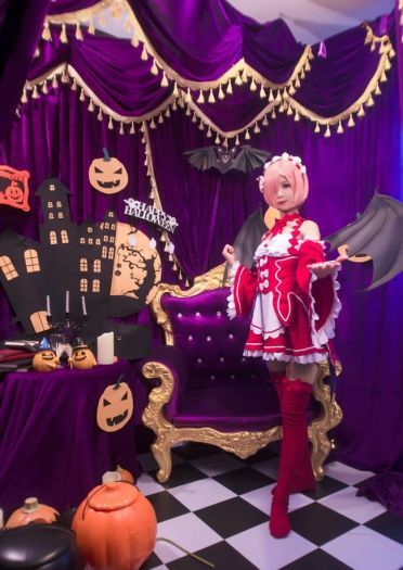 从零开始的异世界生活 蕾姆拉姆小恶魔 cosplay(1)