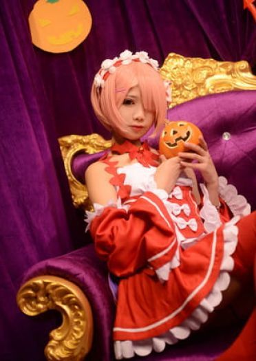 从零开始的异世界生活 蕾姆拉姆小恶魔 cosplay(1)