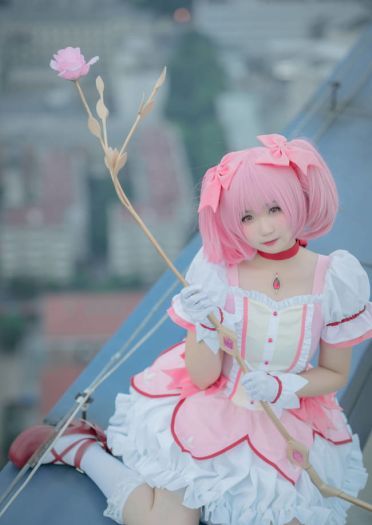 魔法少女小圆 魔法和奇迹都是存在的 鹿目圆香 cosplay