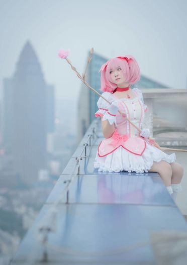 魔法少女小圆 魔法和奇迹都是存在的 鹿目圆香 cosplay
