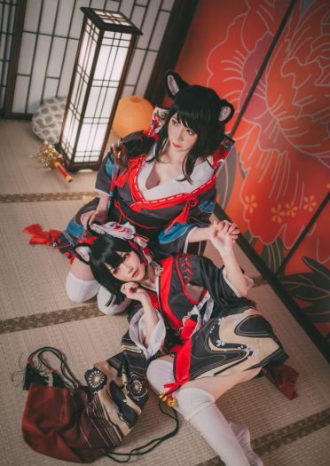 碧蓝航线 扶桑&山城 战列舰姐妹 cosplay