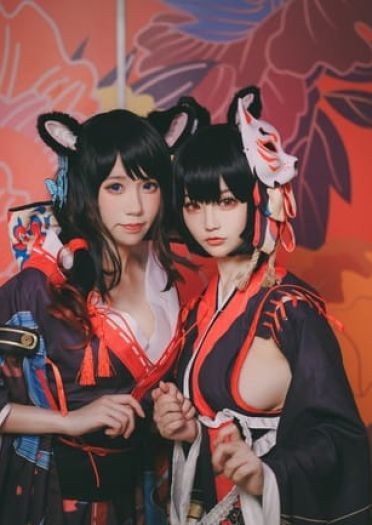 碧蓝航线 扶桑&山城 战列舰姐妹 cosplay