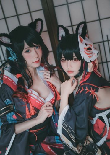 碧蓝航线 扶桑&山城 战列舰姐妹 cosplay