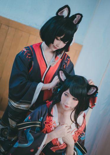 碧蓝航线 扶桑&山城 战列舰姐妹 cosplay