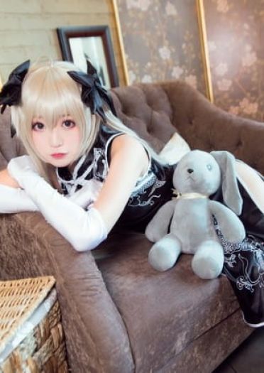 缘之空 穹妹黑旗袍 cosplay