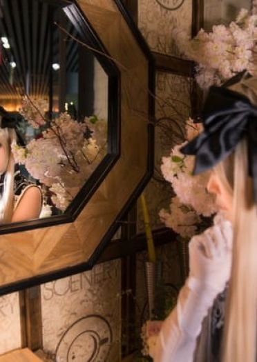 缘之空 穹妹黑旗袍 cosplay