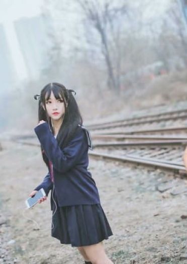 日系 JK 双马尾妹子 cosplay