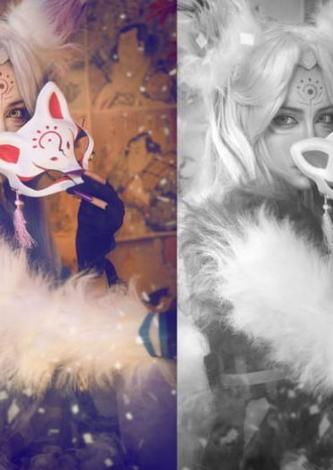 阴阳师 妖狐：爸爸，我是你的二突子呀 cosplay