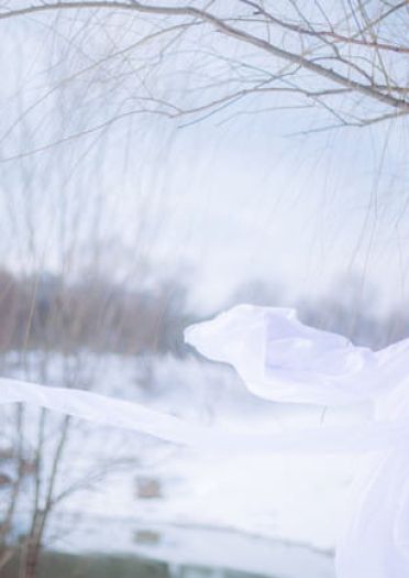 雪妖 汉服 一个关于雪的脑洞 cosplay