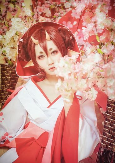 阴阳师 桃之夭夭 灼灼其华 cosplay