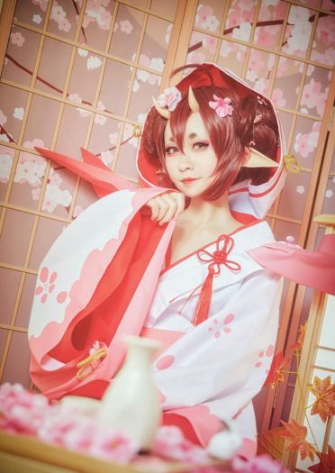 阴阳师 桃之夭夭 灼灼其华 cosplay