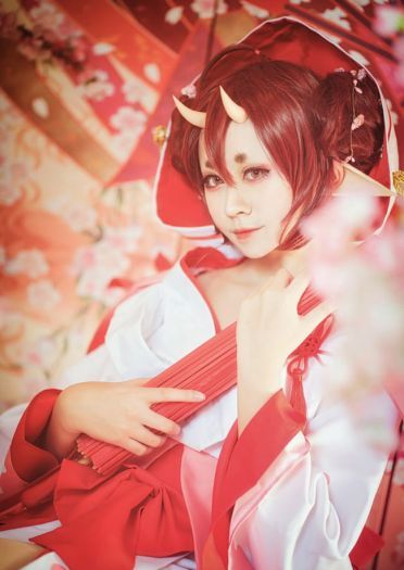 阴阳师 桃之夭夭 灼灼其华 cosplay