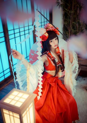 东方project 博丽灵梦二设 cosplay