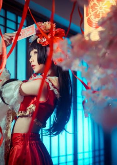 东方project 博丽灵梦二设 cosplay