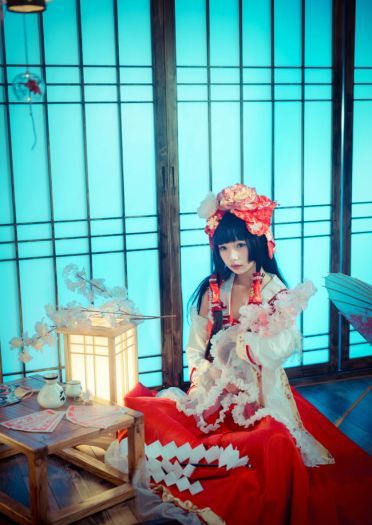 东方project 博丽灵梦二设 cosplay