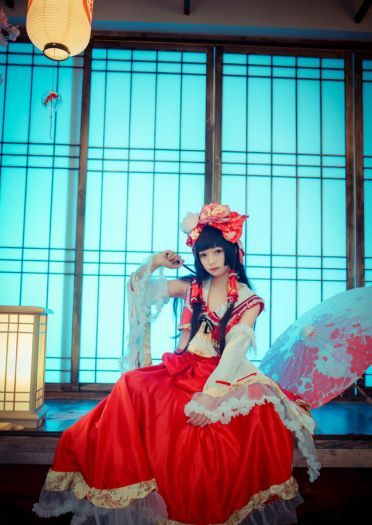 东方project 博丽灵梦二设 cosplay