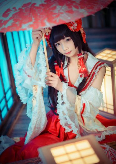 东方project 博丽灵梦二设 cosplay