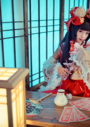 东方project 博丽灵梦二设 cosplay