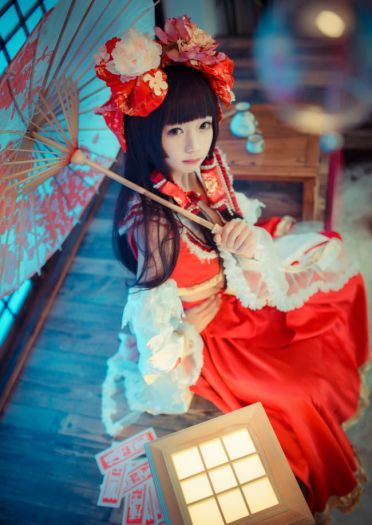 东方project 博丽灵梦二设 cosplay