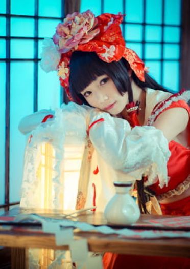 东方project 博丽灵梦二设 cosplay