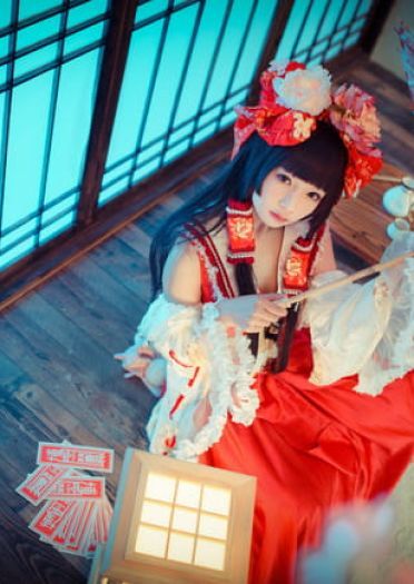 东方project 博丽灵梦二设 cosplay