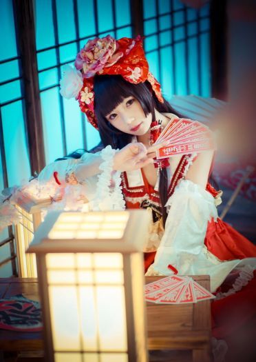 东方project 博丽灵梦二设 cosplay